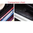 thumbnail image 4 of Langgg Door Sill Cover Universal Door Sill Protector Guard Flexible Bumper Protective Strip Sticker Car Decor, 4 of 9