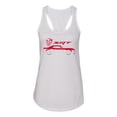 thumbnail image 2 of Wild Bobby, SRT Silhouette Street Racing Viper, Cars and Trucks, Women Racerback Tank Top, White, Medium, 2 of 4