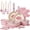 Pink, variant on 21-Piece Pink Nonstick Ceramic Cookware Set With Detachable Handles