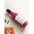 thumbnail image 4 of 1pc Red Wine Bottle Shaped Plush Squeaky Toy For Small Cats And Dogs, Including A Bell And Squeaker Inside, 4 of 5