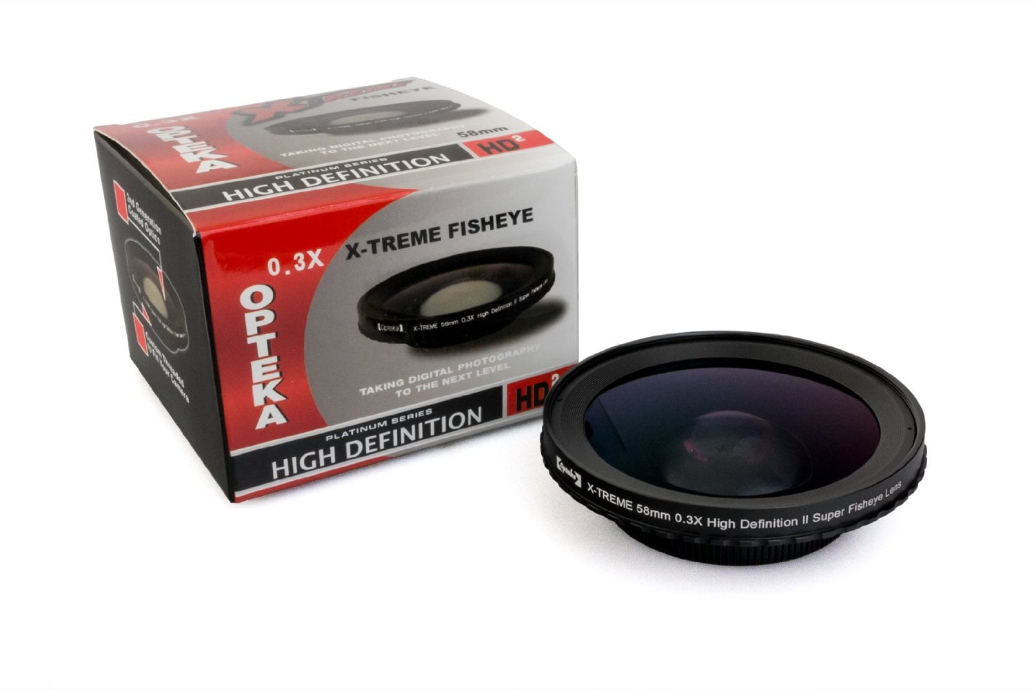 Opteka 58mm 0.3X HD2 X-TREME Super Fisheye Lens for JVC GR-SX850