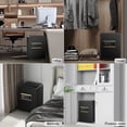 thumbnail image 6 of SRWTRCHRY Safe 2.0 Cu. ft. Fingerprint Safe Box, Fireproof, Keys & Digital Keypad Lock, Home Safe for Money, Wall Mountable, Black 9045, 6 of 14