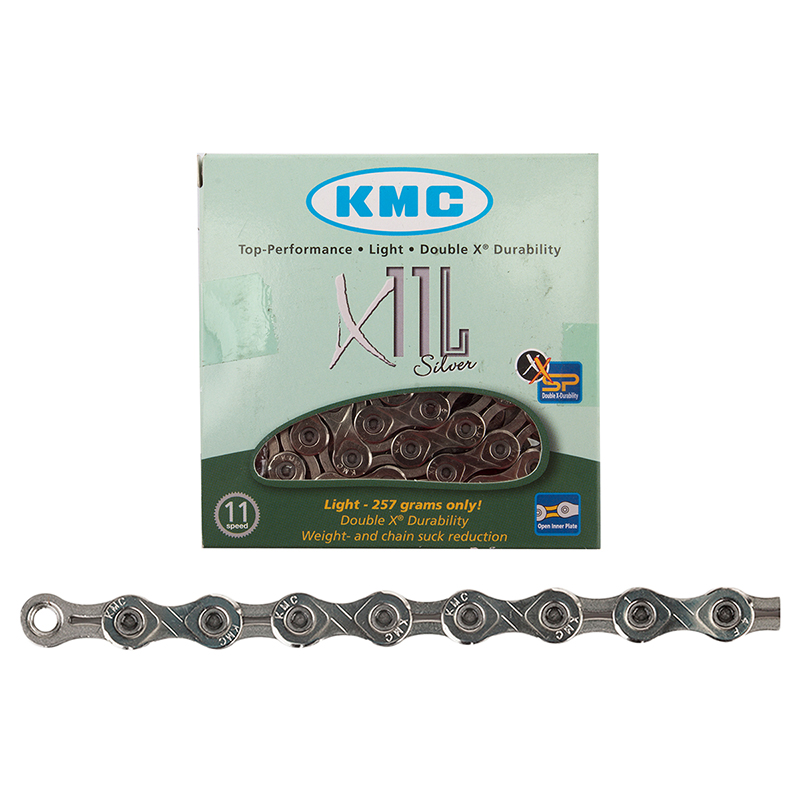 KMC Chain KMC X11L 11Speed CP Silver 116 Link X11L x 116L, CP Bike