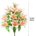 thumbnail image 2 of Bouquet de 18 Roses Artificielles Style Européen Arrangement Floral pour Table à Manger Rebord de Fenêtre Maison Bureau Fête Mariage Réception Cadeau Romantique Centre de Table de Salon Déco pour Accent Rustique de la Maison, 2 of 6