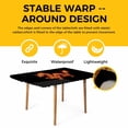 thumbnail image 4 of Dragon Flames Table Cloths for 5 Foot Rectangle Tables, Orange Dragons Abstract Modern Art Patio Waterproof Elastic Fitted Tablecloths, Washable Rectangular Table Cover for Camping, 4 of 8
