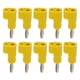 thumbnail image 1 of Enchufe Banana de 4 mm ANGGREK tornillo abierto apilable ABS + enchufes de altavoz de latón 30 V CA-60 V CC para equipos electrónicos industriales, 1 of 8