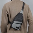 thumbnail image 5 of Chest Bag Crossbody 30cm, Adjustable Strap Multi Pocket for Sports Travel, Layered Compartment Reflective Night Safe, Lightweight Durable Fabric and Outdoor Daily Commute, 5 of 9