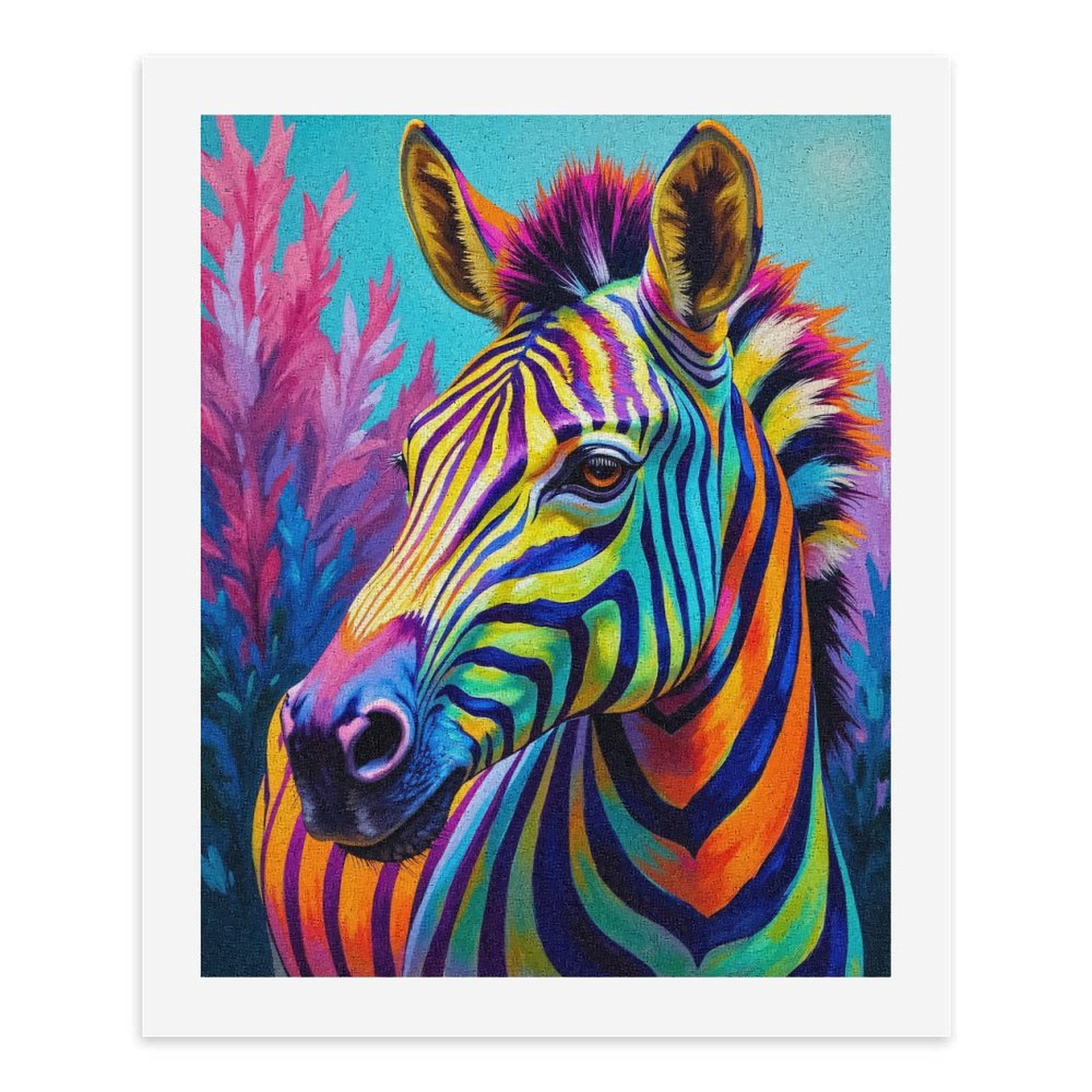 Paint By Numbers Kit for Adults Beginner - DIY Colorful Vibrant Abstract Art Canvas Painting Kits for Adults, Frameless Paint By Number for Adults for Home Wall Decor 16x20 Inch