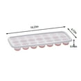 thumbnail image 3 of Stackable Ice Cube Tray with Spill-Proof Lid for Cocktails and Freezer, Easy Release BPA-Free, 21 Compartment, Red Green Blue, 3 of 6