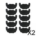 thumbnail image 1 of 6x10 Uds. Cubierta reafirmante de sujetador Invisible transpirable para mujer 21,3 cm x 11,8 cm negro 2 piezas, 1 of 7