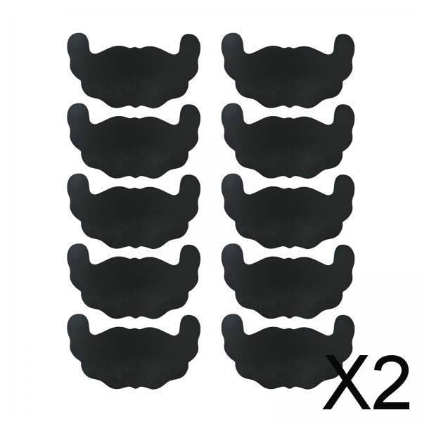 6x10 Uds. Cubierta reafirmante de sujetador Invisible transpirable para mujer 21,3 cm x 11,8 cm negro 2 piezas