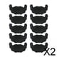 thumbnail image 1 of 6x10 Uds. Cubierta reafirmante de sujetador Invisible transpirable para mujer 21,3 cm x 11,8 cm negro 2 piezas, 1 of 7