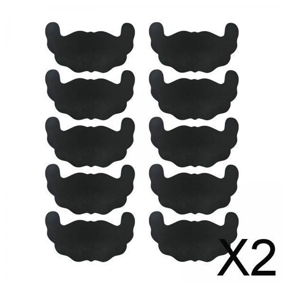 2x10 Uds. Cubierta reafirmante de sujetador Invisible transpirable para mujer 21,3 cm x 11,8 cm negro 2 piezas