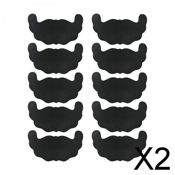 6x10 Uds. Cubierta reafirmante de sujetador Invisible transpirable para mujer 21,3 cm x 11,8 cm negro 2 piezas