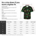 thumbnail image 5 of Sikiie St. Patrick's Day8 Print Men's Hawaiian Shirt, Summer Beach Button Pocket Short Sleeve T-Shirt,3X-Large, 5 of 7