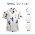 thumbnail image 7 of High Quality Hawaiian Shirts for Men Short Sleeve Aloha Beach Shirt Floral Summer Casual Button Down Shirts Blouses MZEMIO, 7 of 7