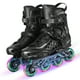 thumbnail image 1 of Pair Inline Skates Adult Men: Outdoor Skating Shoes - Beginners Roller Skates with Protective Gear & Rear Brake for Club Rink, Size 45-46, 1 of 5