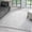Gray, variant on Luxe Weavers Machine Woven Cream 5x7 Area Rug Fringed, Textured Carpet