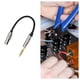 thumbnail image 3 of Cable adaptador de conector macho balanceado de 4,4 mm a conector hembra estéreo de 3,5 mm, cobre plateado Negro, 3 of 6