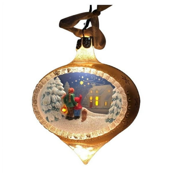 Hallmark Illuminations: Watching for Santa - Hanging Christmas Ornament