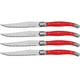 thumbnail image 1 of Cuchillos Laguiole uso Comercial LaguioleRed 4 pza 23 cm Carmesí Acero Inoxidable Cuchillo para carne., 1 of 3