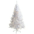 thumbnail image 3 of Nearly Natural 6' White Artificial Christmas Tree with 250 Clear LED Lights, 3 of 9