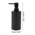 thumbnail image 4 of Unique Bargains 1 Pc Simple Cylindrical Soap Pump Dispenser for Bathroom Hotels 350ml Black, 4 of 6