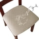 thumbnail image 3 of Funda de silla elástica para cojín de asiento, fundas protectoras de asiento a prueba de fugas, lavables Café Ligero, 3 of 9