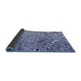 thumbnail image 2 of Ahgly Company Indoor Square Solid Blue Modern Area Rugs, 5' Square, 2 of 4