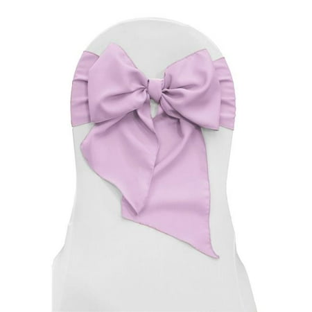 

TCpop8x108-Pk10-LilacP45 Polyester Poplin Chair Bows Lilac - 8 x 108 in. - Pack of 10