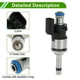thumbnail image 3 of Unique Bargains Fuel Injector Nozzle for Porsche Macan 3.0L 3.6L 15-18 Black, 3 of 7