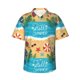 thumbnail image 1 of Fotbe Hello Summer1 Camisa Hawaiana para Hombre Unisex – Camisa Casual de Verano con Botones de Manga Corta de Algodón y Lino,X-Large, 1 of 7