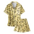 thumbnail image 5 of WEAIXIMIUNG Ensemble de Vêtements de Maison Peints à la Main pour Enfants, Pyjama à Colorier pour Fille, 110, 5 of 5