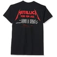 thumbnail image 2 of Metallica T-Shirt Ajusté pour Hommes Kill 'Em All Tracks (Impression au Dos) Grand Noir, 2 of 3