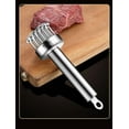 thumbnail image 3 of BUTOMKY Stainless Steel Meat Tenderizer with Ultra-Sharp Needle Blades - Heavy Duty Tenderizer for Steak, Chicken, Beef & Pork, Professional Kitchen Tool for BBQ & Marinade, 3 of 7