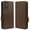 Brown, variant on Wallet Case for Samsung Galaxy A54 5G, Silicone Lychee Pattern PU Leather Shockproof Flip Cover with Card Slots Holder Magnetic Clasp Lock Drop Resistant Kickstand Phone Case,Brown