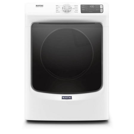 Maytag MED5630HW 7.3 Cu. Ft. White Front Load Electric Dryer with Extra Power and Quick Dry Cycle