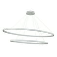 thumbnail image 5 of Kuzco Lighting Ch79253 Ovale 53" Wide Ring Chandelier - White, 5 of 7