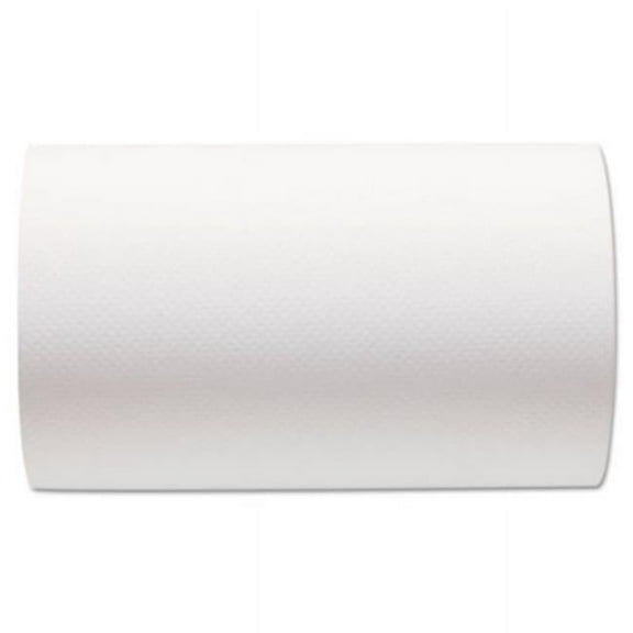Georgia-Pacific GPC26610 9 x 400 ft. Hardwound Paper Towel Roll, White - Nonperforated