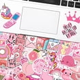 thumbnail image 4 of Pegatinas estéticas lindas de color rosa: 50 pegatinas Kawaii para niñas y mujeres adolescentes, W, 4 of 4