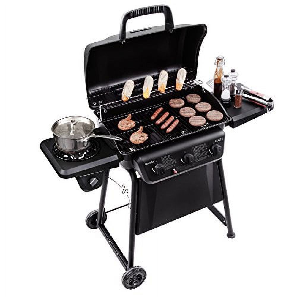 Char-Broil Classic 360 3-Burner Liquid Propane Gas Grill with Side Burner - image 4 of 5
