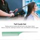 thumbnail image 2 of Juego de 3 peines para peinar el cabello, peine de cola antiestático profesional con mango ergonómico de ABS para desenredar., 2 of 5