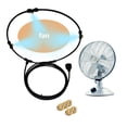 thumbnail image 1 of Amdohai Trousse de Ventilateur Brumisateur d'Extérieur pour Brumisation d'Eau Système de Refroidissement Brumisateurs, 1 of 7
