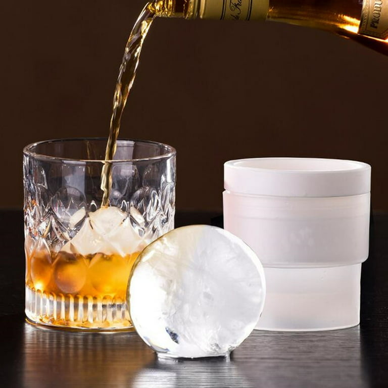 6cm Large Round Ball Ice Mold Silicone Whiskey Ice Cube Maker Frozen Ice  Tray Easy Release