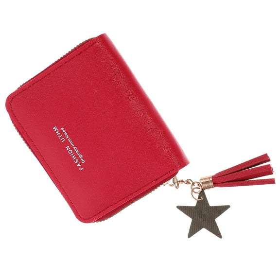 LULULION Minimalist Wallet for Women and Girls Watermelon Red 1Pack