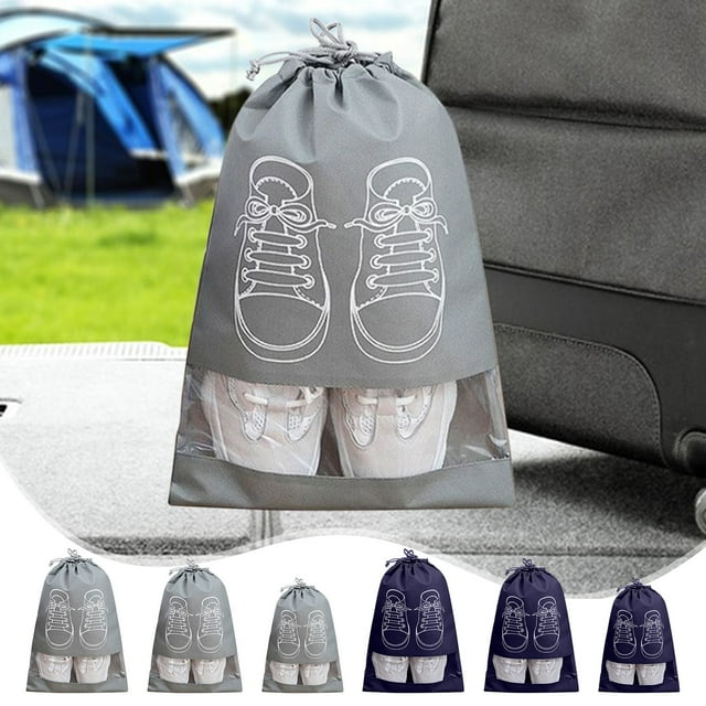 Cagogo under $5 6Pcs Underbed Shoe Storage, Underbed Storage Organizer,Sliding Drawer Shoe Rack,Fabric Storage Box,Pull Out Storage Baskets,Multi-purpose Organizer Box,Closet Organization Solutions