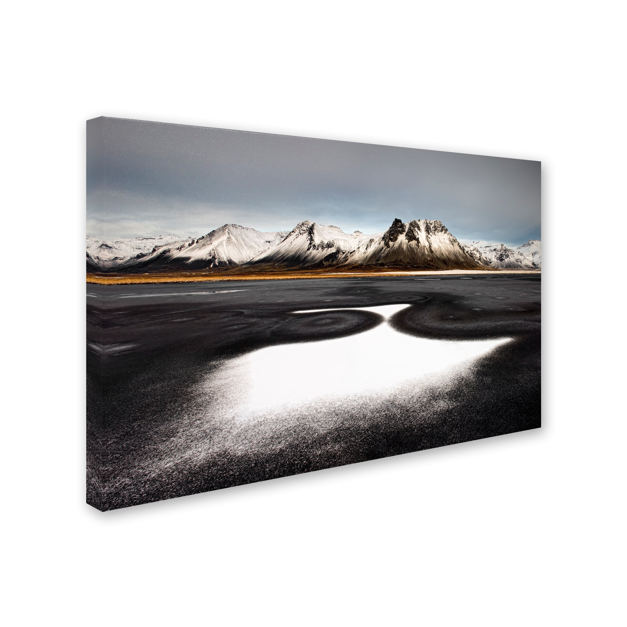 Liloni Luca 'Iceland First Snow' Canvas Art