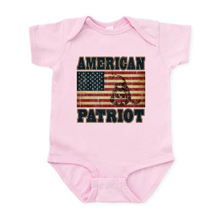 

CafePress - American Patriot Infant Bodysuit - Baby Light Bodysuit Size Newborn - 24 Months