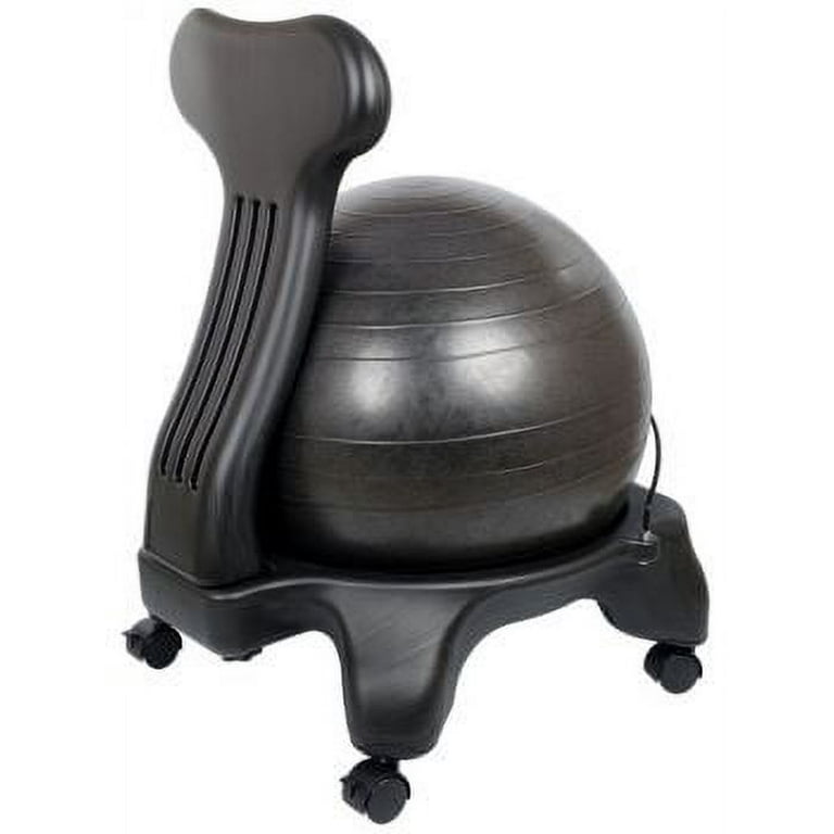 Metal Exercise Ball Chair Base with Backrest