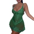 thumbnail image 1 of Gibobby Ropa interior mujer Conjunto de Lencería Sexy para Mujer Sexy Conjunto de Bralette de Encaje Cruzado Conjunto de Brasier y Bragas(Verde, XG), 1 of 5